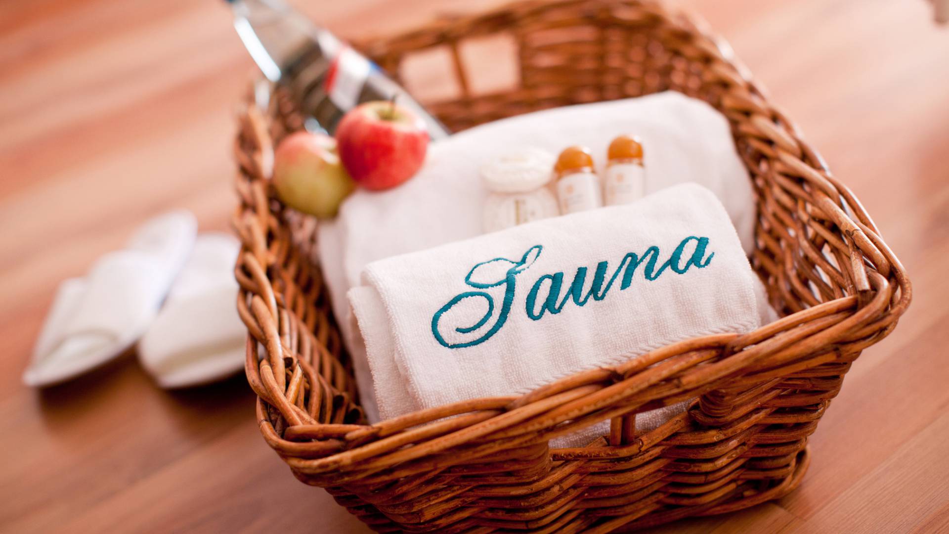 Wellness Saunatuch Wasser