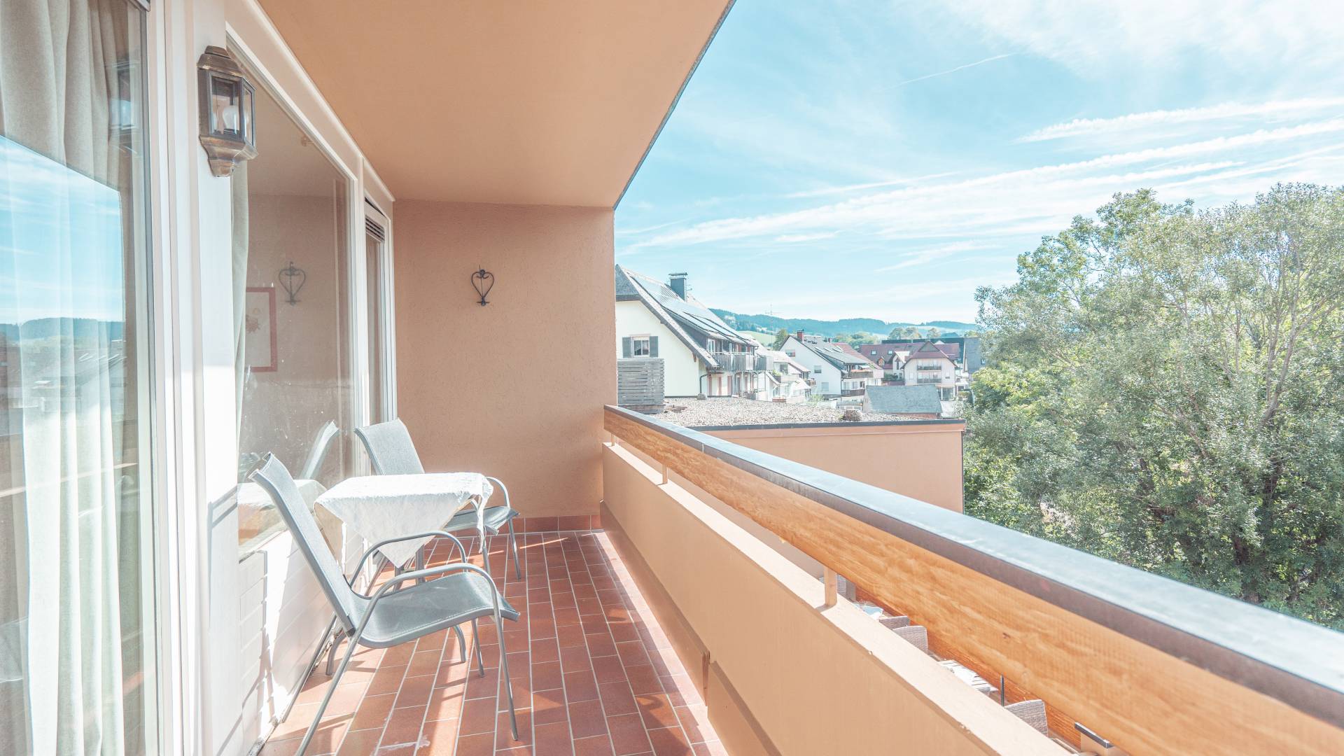 Hotel Zimmer Sonne Baden Balkon